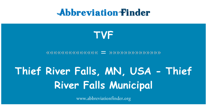 TVF: Thief River Falls, MN, Statele Unite ale Americii - Thief River Falls Municipal