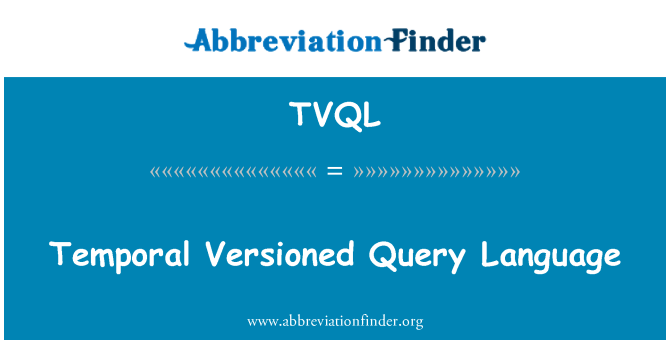 TVQL: Sementara berversi Query Language