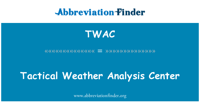 TWAC: Iċ-ċentru tattika tal-analiżi tat-temp