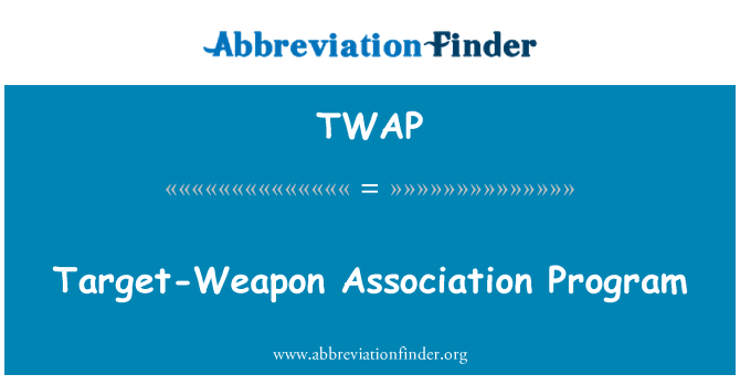 TWAP: Mērķa ierocis asociācijas programmu