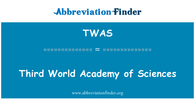 TWAS: Üçüncü dünya bilim