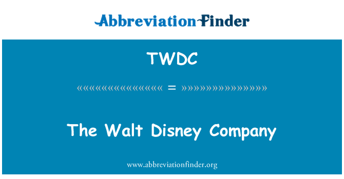 TWDC: The Walt Disney Company