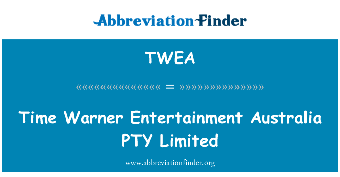 TWEA: Temps Warner Divètisman Ostrali PTY Limited