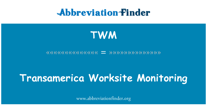 TWM: Transamerica berulang pemantauan