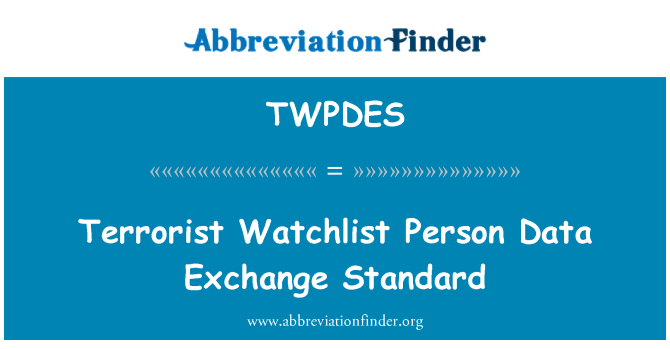 TWPDES: Suivi teworis moun done echanj Standard