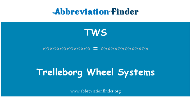 TWS: Sistèm Roues Trelleborg