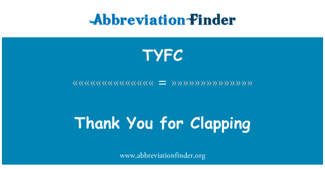 TYFC: Mèsi pou Clapping
