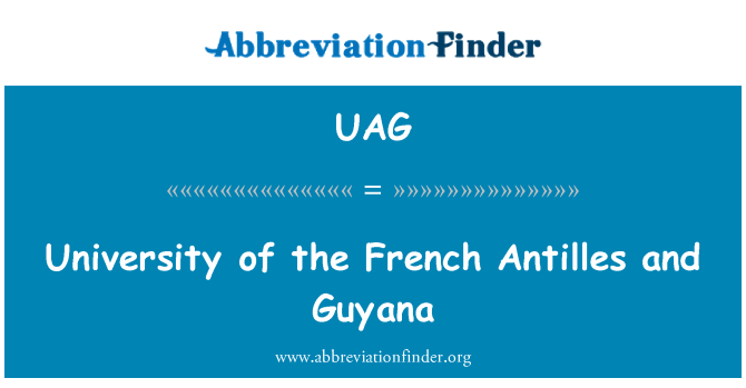 UAG: Università ta ' l-Antilles Franċiża u l-Gujana