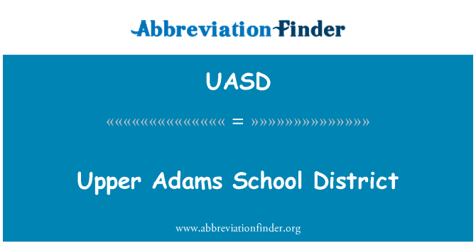UASD: Школьный округ верхняя Adams