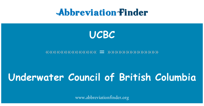 UCBC: Underwater Council of British Columbia