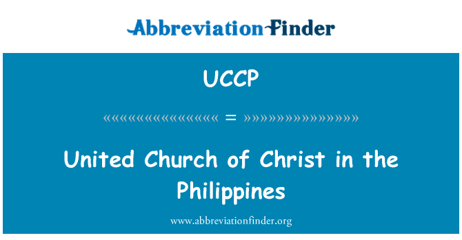 UCCP: United Church of Christ ở Philippin