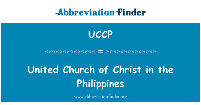 UCCP: United Church of Christ i Filippinene