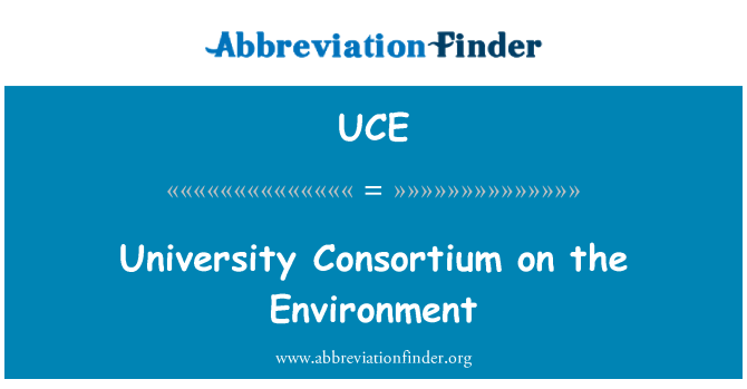 UCE: Konsorzju Università fuq l-ambjent