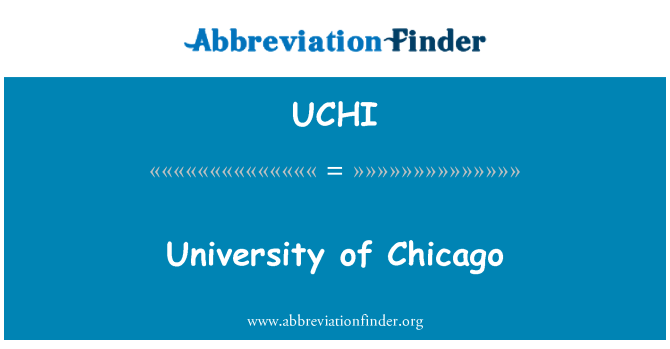 UCHI: University of Chicago