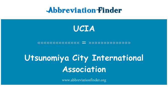 UCIA: Utsunomiya City International Association