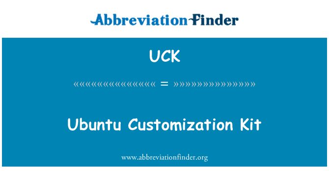 UCK: Ubuntu kohandamine Kit