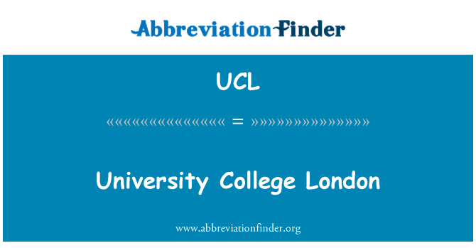 UCL: University College London