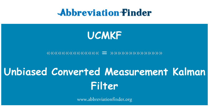 UCMKF: Kejl maqluba imparzjali Kalman filtru