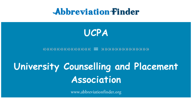UCPA: Inivèsite Counselling ak plasman asosyasyon