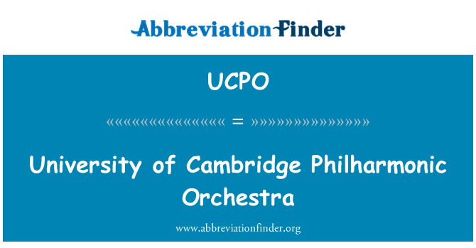 UCPO: Okès Orchestre Inivèsite Cambridge