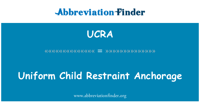 UCRA: Anchorage uniforme de fixare