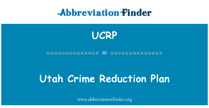 UCRP: תכנית הפחתת הפשע יוטה
