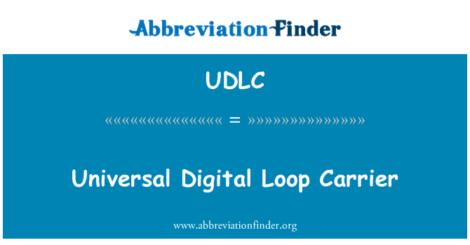 UDLC: Pembawa gelung Digital yang Universal