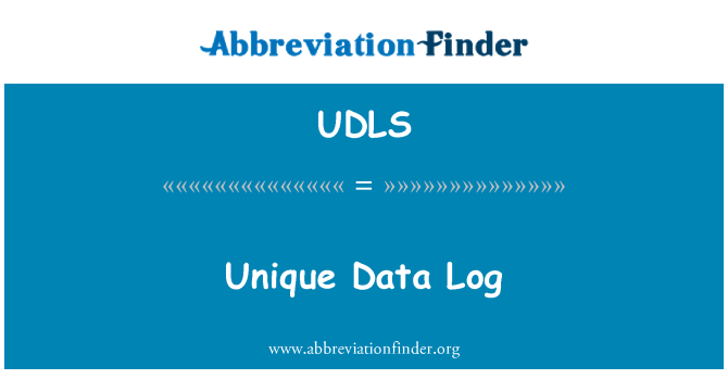 UDLS: Unique Data Log