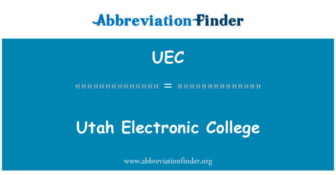 UEC: Electrónica Universidad de Utah