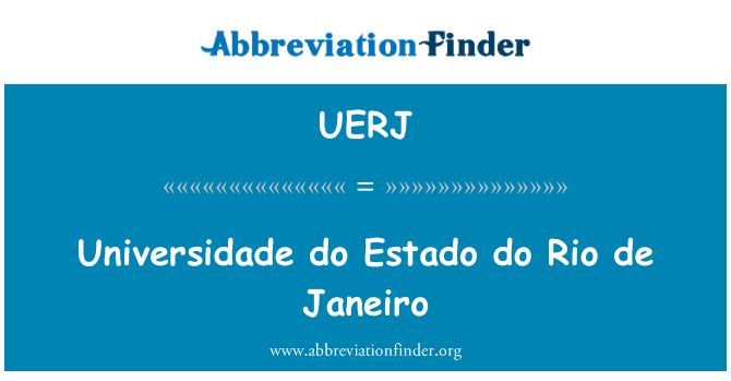 UERJ: انجام Universidade Estado انجام ریودوژانیرو