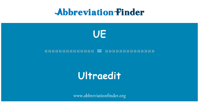 UE: Ultraedit