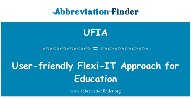 UFIA: Flexi-IT melalui pendekatan pendidikan