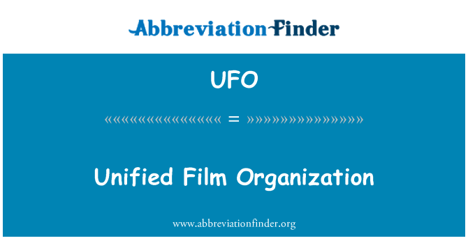 UFO: Sjednocený filmu organizace