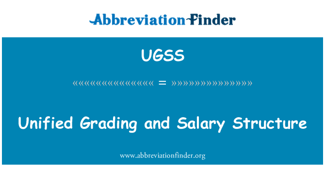 UGSS: Bersatu Grading dan struktur gaji