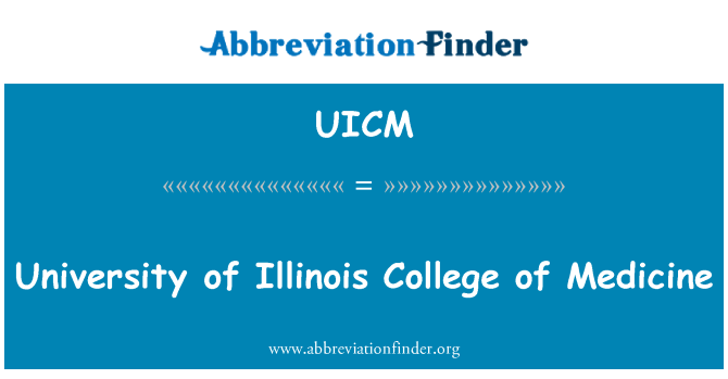 UICM: Kolej Perubatan Universiti Illinois