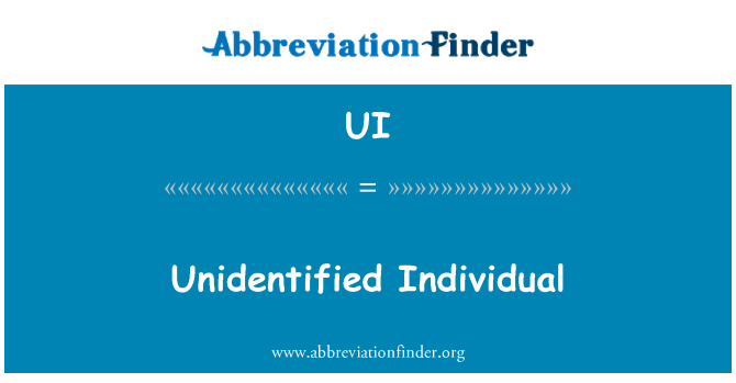 UI: Individu yang teridentifikasi