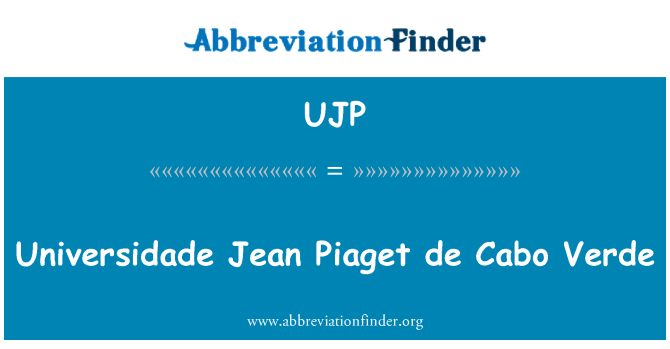 UJP: Universidade Jean Piaget de Cabo Verde