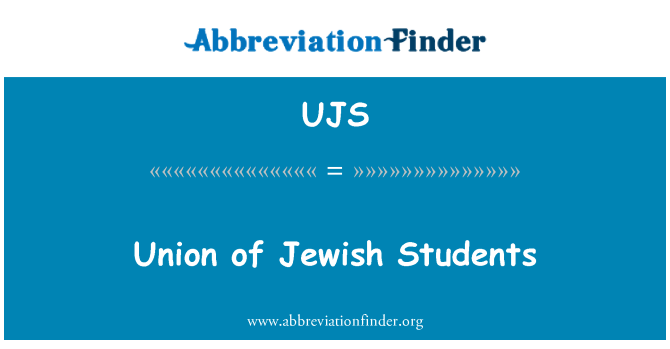 UJS: Union of Jewish Students