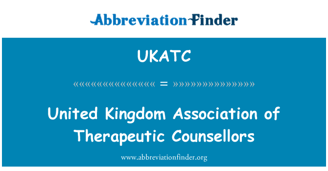 UKATC: Forenede Kongerige sammenslutning af terapeutiske rådgivere