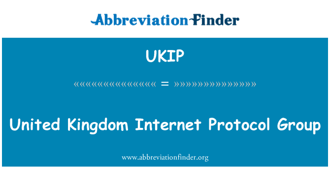 UKIP: Grupp ta ' Protokoll tal-Internet tar-Renju Unit