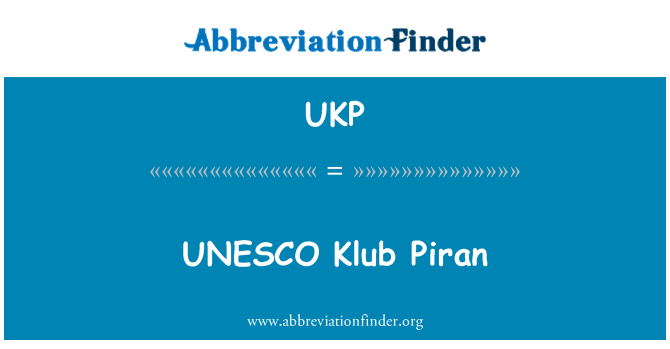 UKP: UNESCO Klub Piran