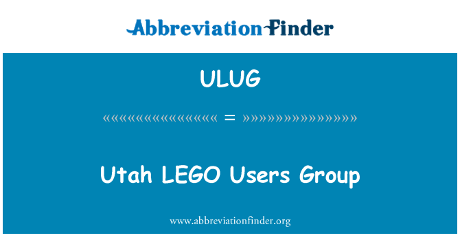 ULUG: Utah LEGO Users Group