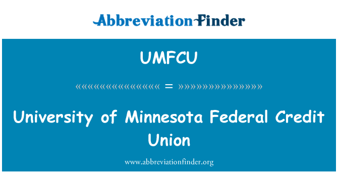UMFCU: Sveučilište u Minnesoti federalni kreditne unije
