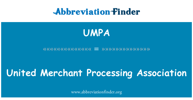 UMPA: Associació de comerciant de processament dels Emirats