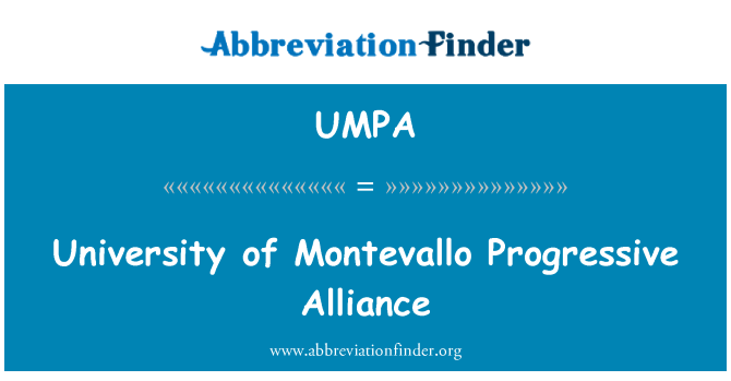 UMPA: Universität von Montevallo progressiven Allianz