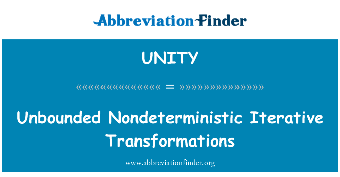 UNITY: Trasformazzjonijiet iterative (iterative) Nondeterministic Unbounded