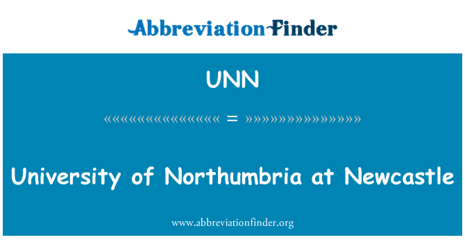 UNN: Universidad de Northumbria en Newcastle