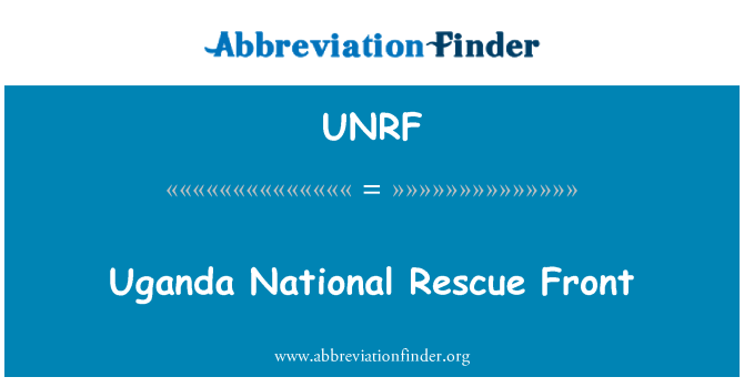UNRF: Uganda sovtaj Nasyonal Avant