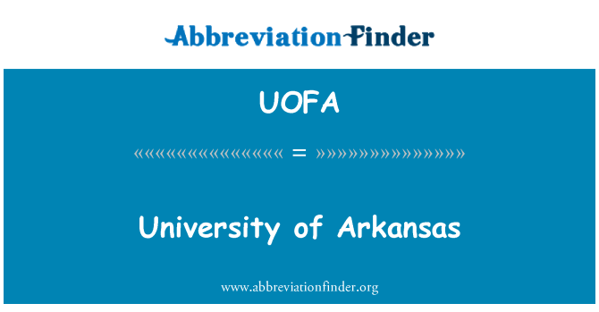 UOFA: University of Arkansas