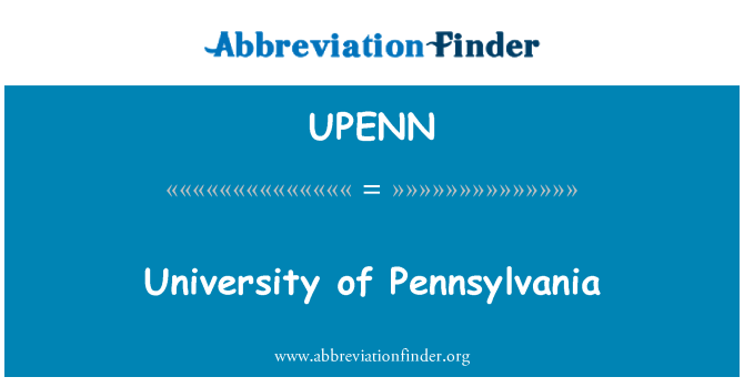 UPENN: University of Pennsylvania
